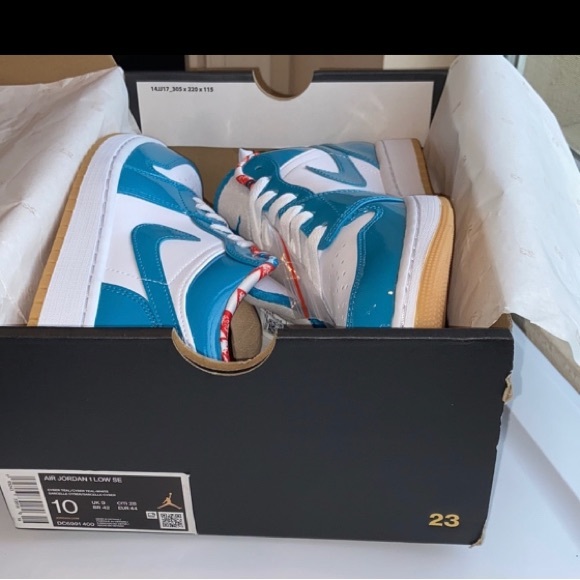 🔥New Air Jordan 1 Low Barcelona GS Men’s size 10 - Picture 8 of 13
